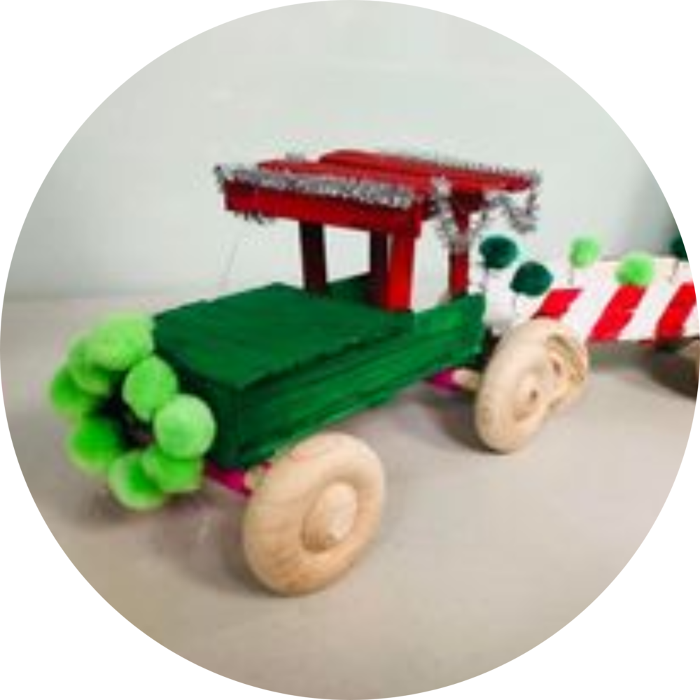 Wooden Holiday Train
