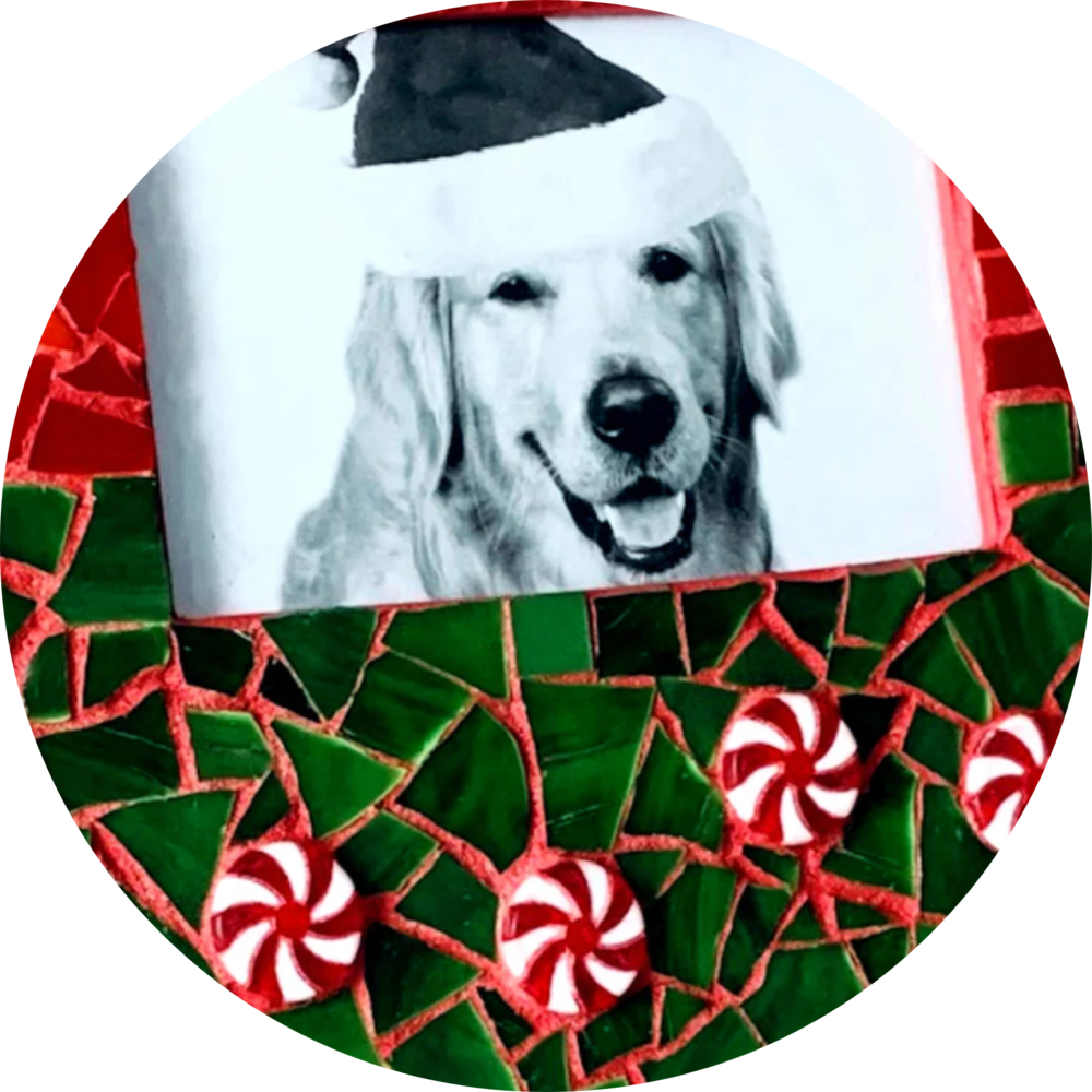 Christmas Mosaic Frame
