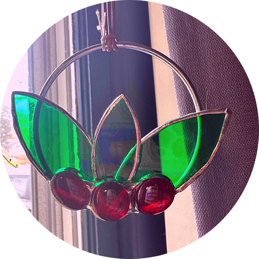 Stained Glass Wreath